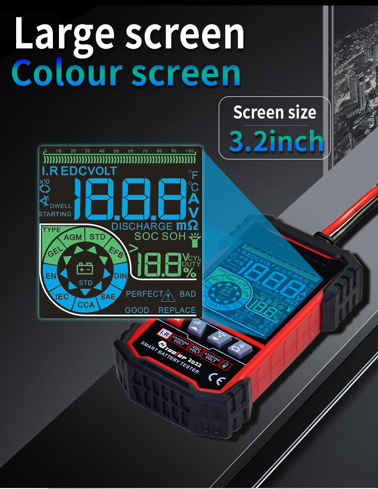 BatteryTester32-inchColorScreenAutomaticallyRecognizesVoltage-1979471-2