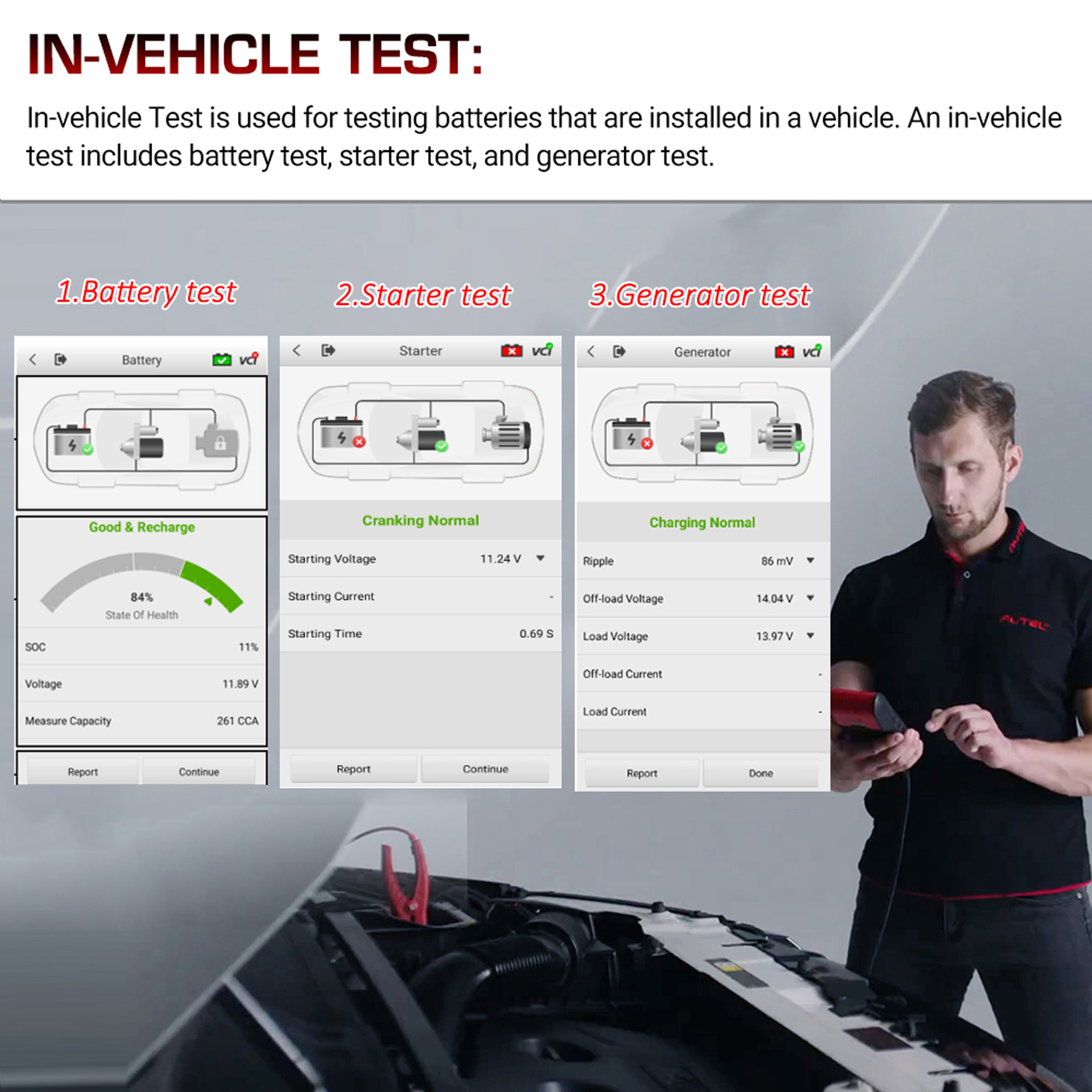 EUDirectAutelMaxiBASBT608ECarBatteryTesterScanner12V24V100-3000CCABatteryAnalyzerAllSystemDiagnostic-1998997-5