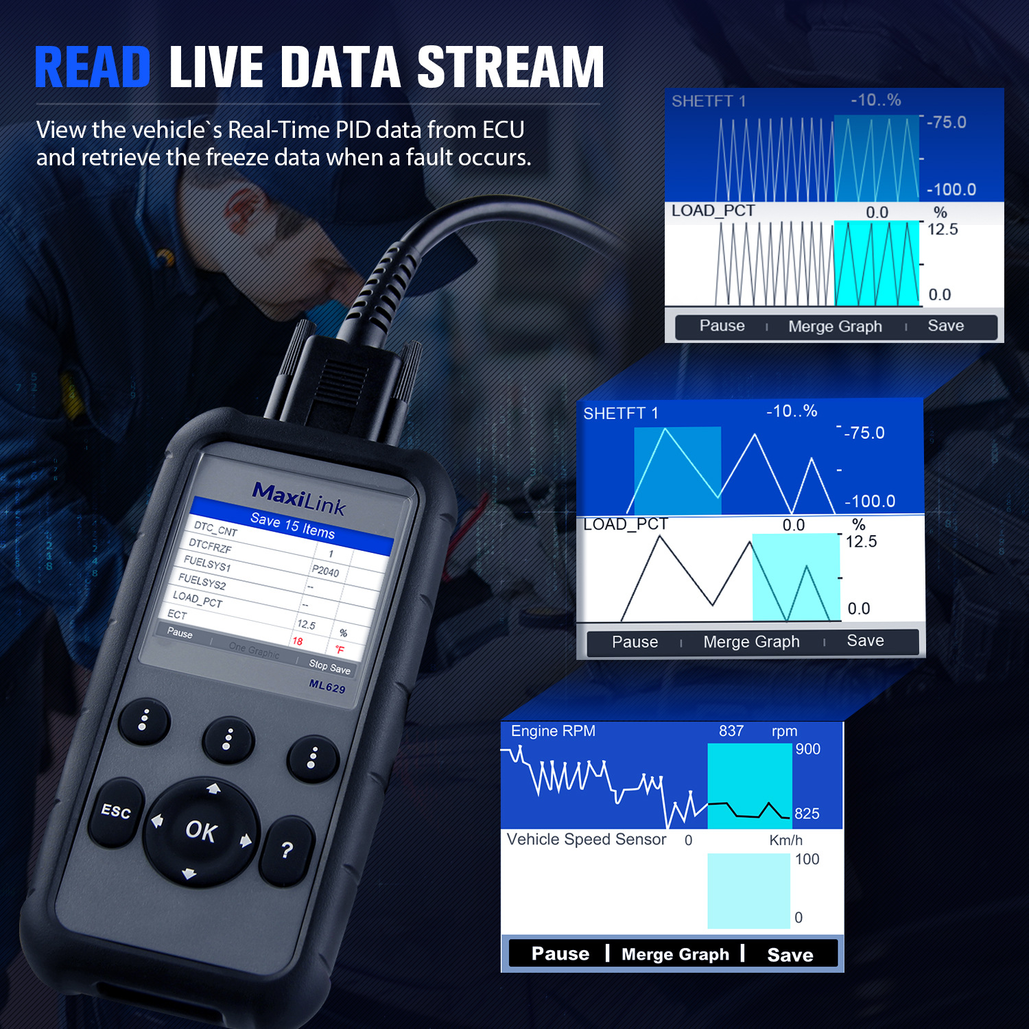 EUDirectAutelMaxiLinkML629EnhancedCANOBD2ScannerwithABSSRSTransmissionEngineDiagnosisAutoVINScanTool-2001803-7