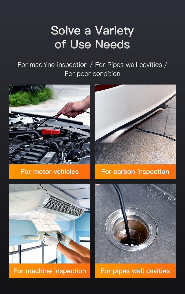 HandheldCarEndoscopeCamera43inchIPSHDScreenDetachableCable8mm2mpIndustrialBorescopeForDrainPipeWater-2014202-9