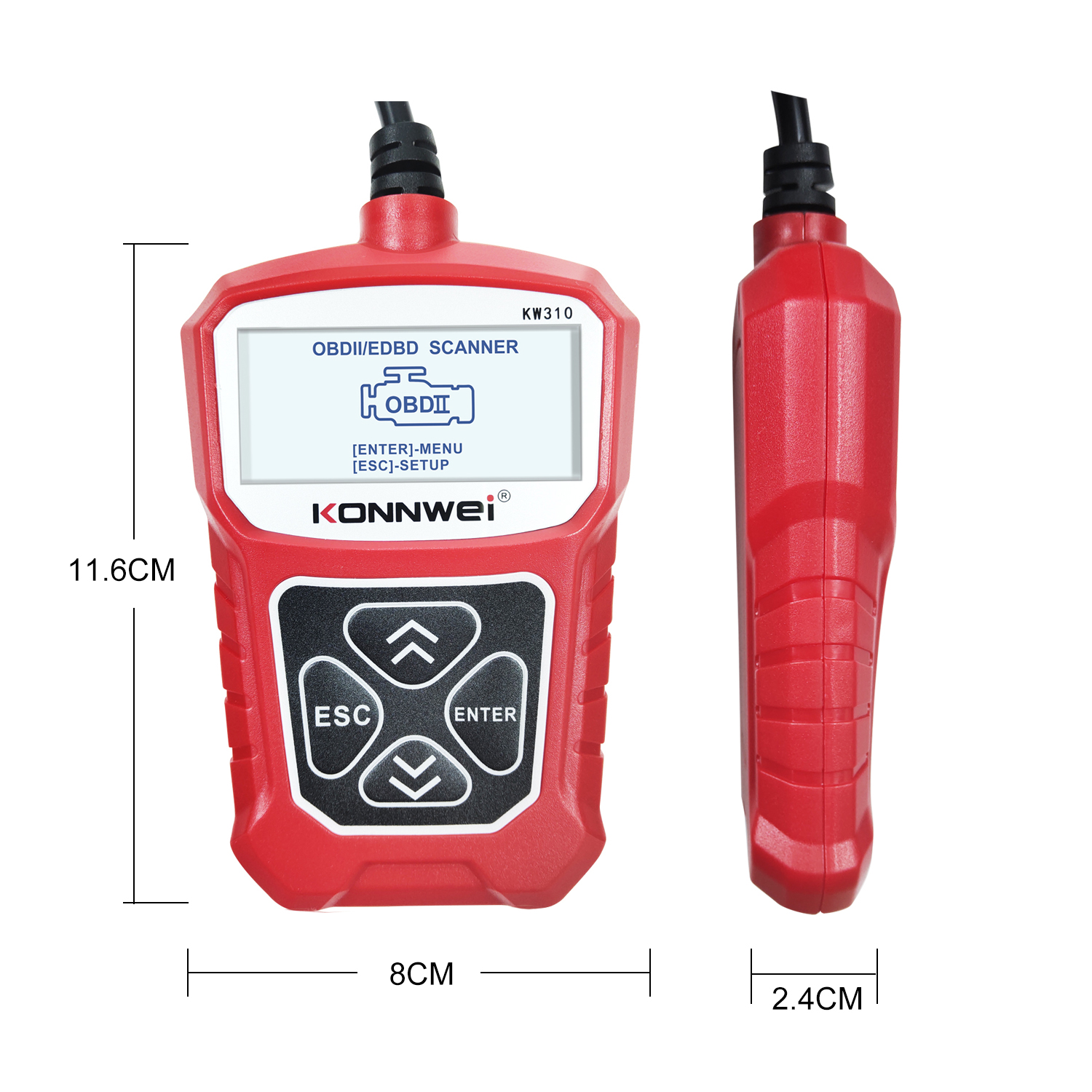 KONNWEIKW310OBD2CarDiagnosticScannerEOBDScanToolDTCEngineCodeReaderVoltageTestBuilt-inSpeaker-1724888-7