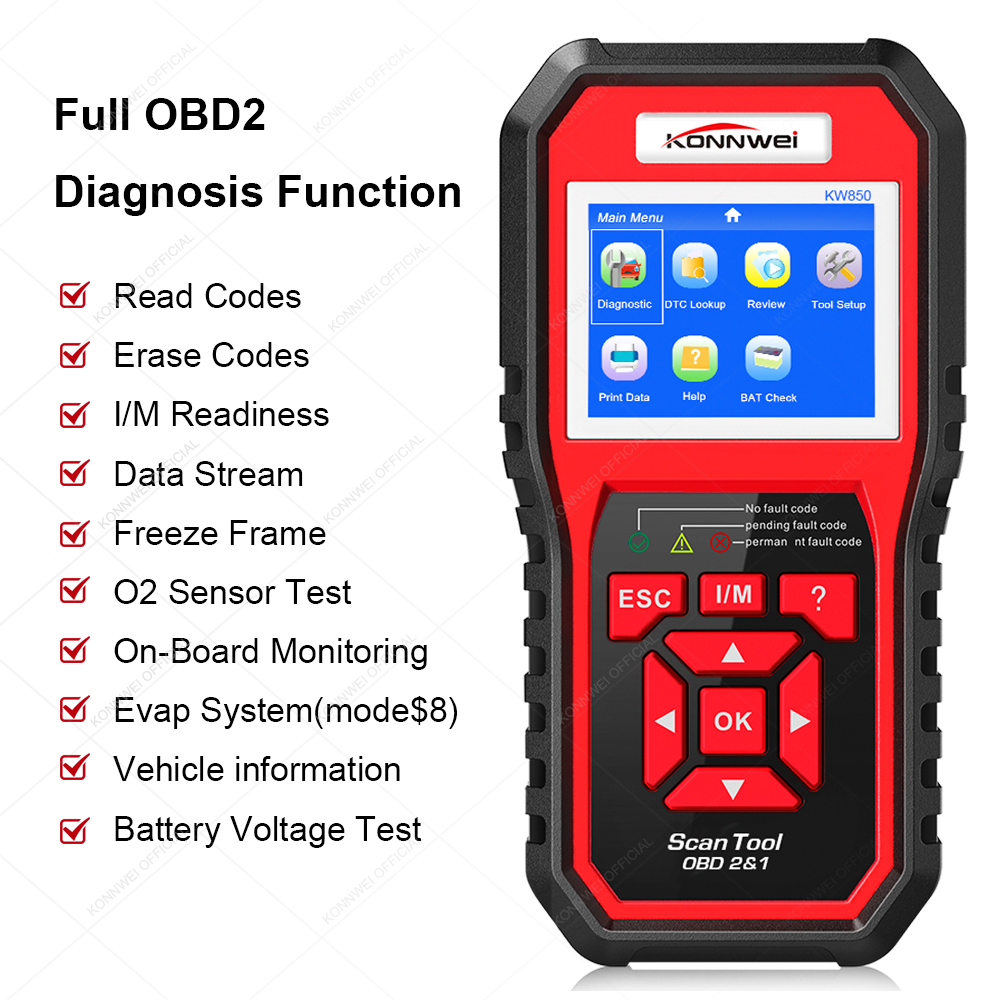 KONNWEIKW850OBD2CarScanDiagnosticToolEOBDScannerEngineFaultCodeReaderMulti-languages-1984217-3