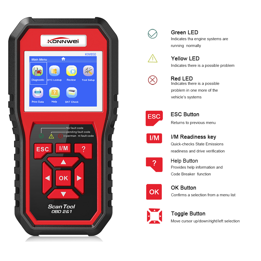 KONNWEIKW850OBD2CarScanDiagnosticToolEOBDScannerEngineFaultCodeReaderMulti-languages-1984217-6
