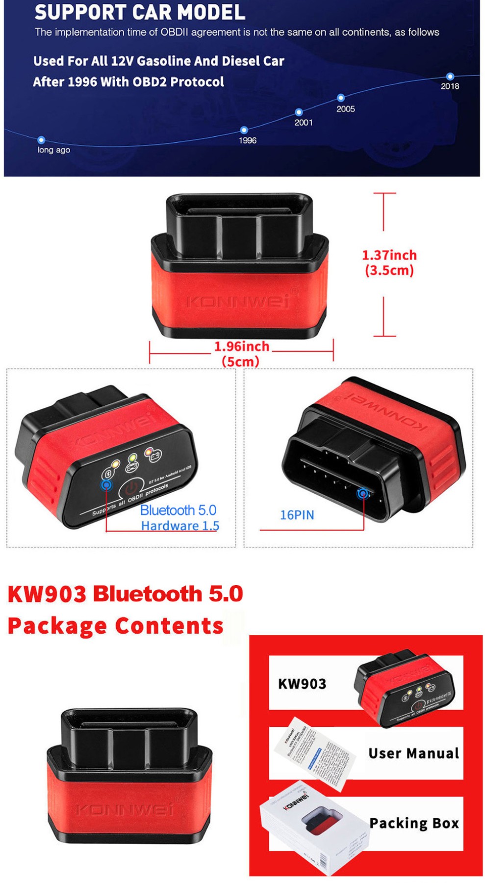 KONNWEIKW903ELM327OBD2bluetoothCarDiagnosticToolKW903elm327forAndroidCodeReaderScanner-1983576-3