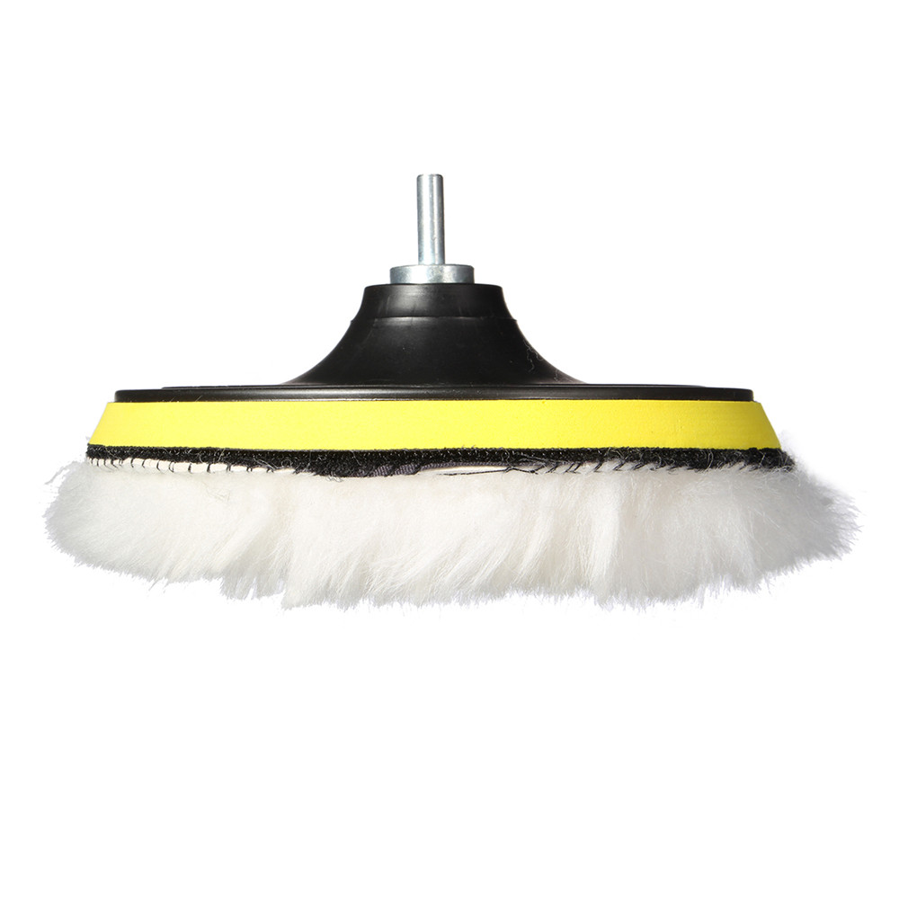 MATCC4pcs6InchPolishingBufferPadPolishingBonnetsLambsWoolWithM14DrillAdapter-1430270-7