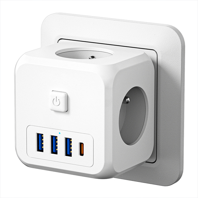 Essager4000W7-PortPowerStripwith3ACOutlets3USB-AUSB-CFastChargingWallChargerAdapterEUPlugforiPhone12-1990853-1