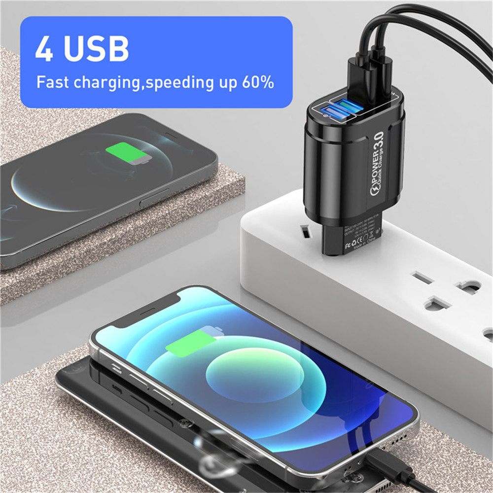 USLION48W4USBPortsQC30FastChargerWallTravelChargingEUPlugUSPlugAdapterForiPhone1414Plus14ProMaxforiP-1977560-3