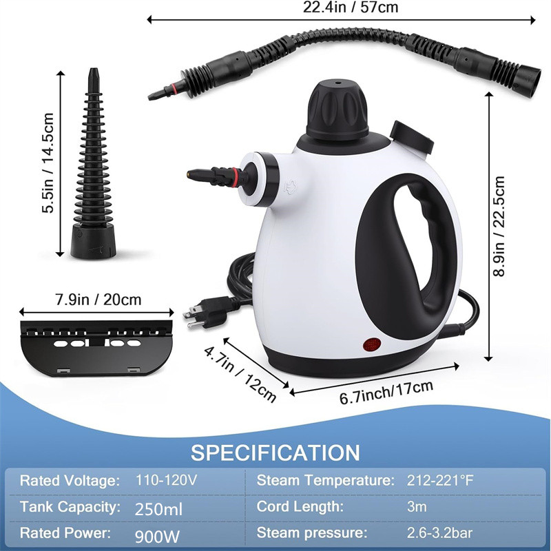 HandheldSteamCleanerwithAccessoryKitMultipurposePortableUpholsterySteamerCleaningwithSafetyLocktoRem-2014699-9