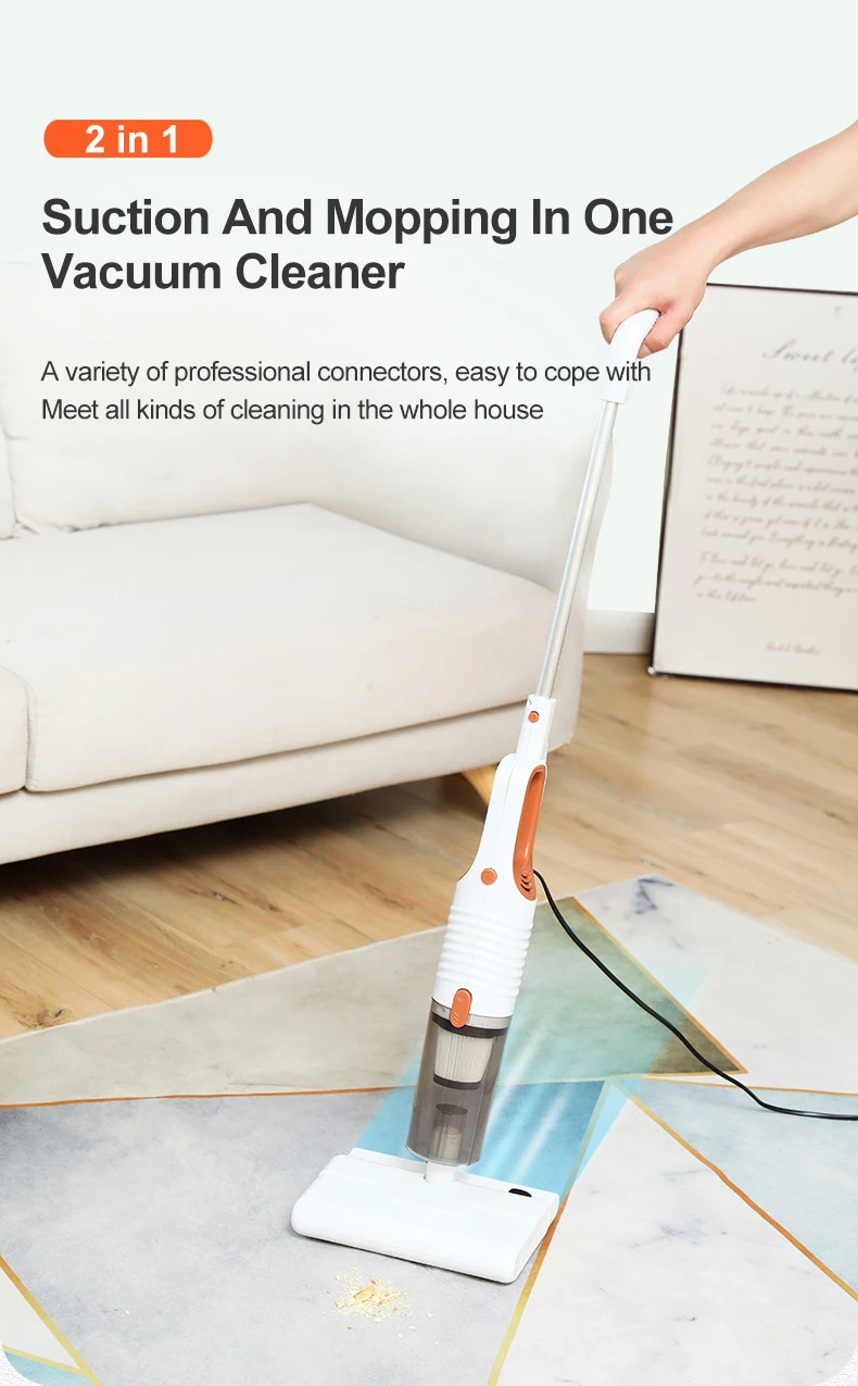 HouseholdVacuumCleanerCordedStickVacuumCleaner20KpaPowerfulSuction400WMotorMultipurpose2In1HandheldV-2004345-1