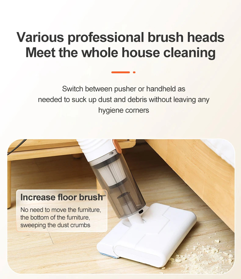 HouseholdVacuumCleanerCordedStickVacuumCleaner20KpaPowerfulSuction400WMotorMultipurpose2In1HandheldV-2004345-4