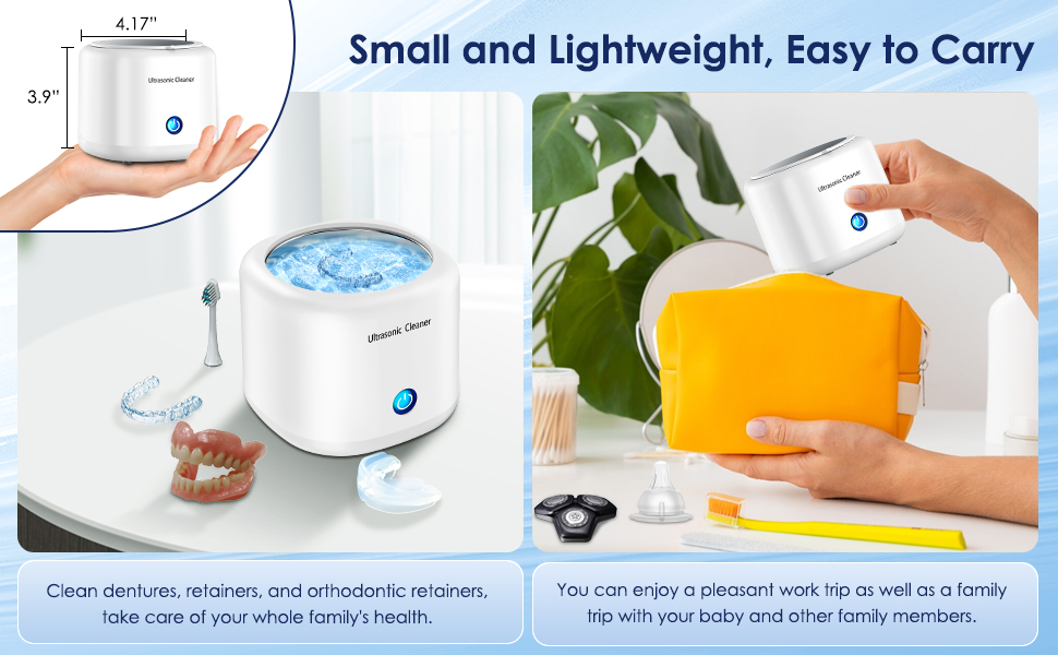 UltrasonicCleanerforDenturesInvisalignMouthGuardAlignerWhiteningTrays43kHz180MLPortableUltrasonicJew-2013625-5