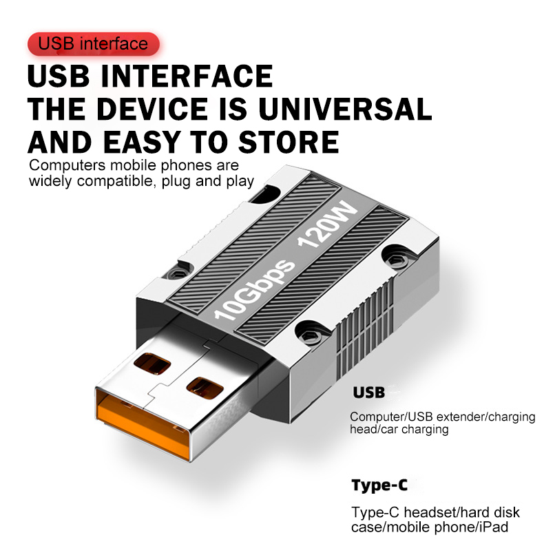 120WType-CtoUSB30OTGAdapter10GbpsHigh-speedTransmissionUSBMaletoType-CFemaleConnectorforMobilePhoneP-1984480-2