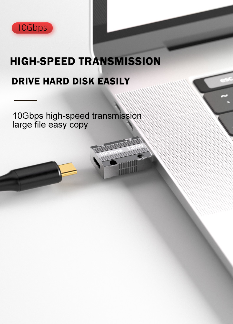 120WType-CtoUSB30OTGAdapter10GbpsHigh-speedTransmissionUSBMaletoType-CFemaleConnectorforMobilePhoneP-1984480-4