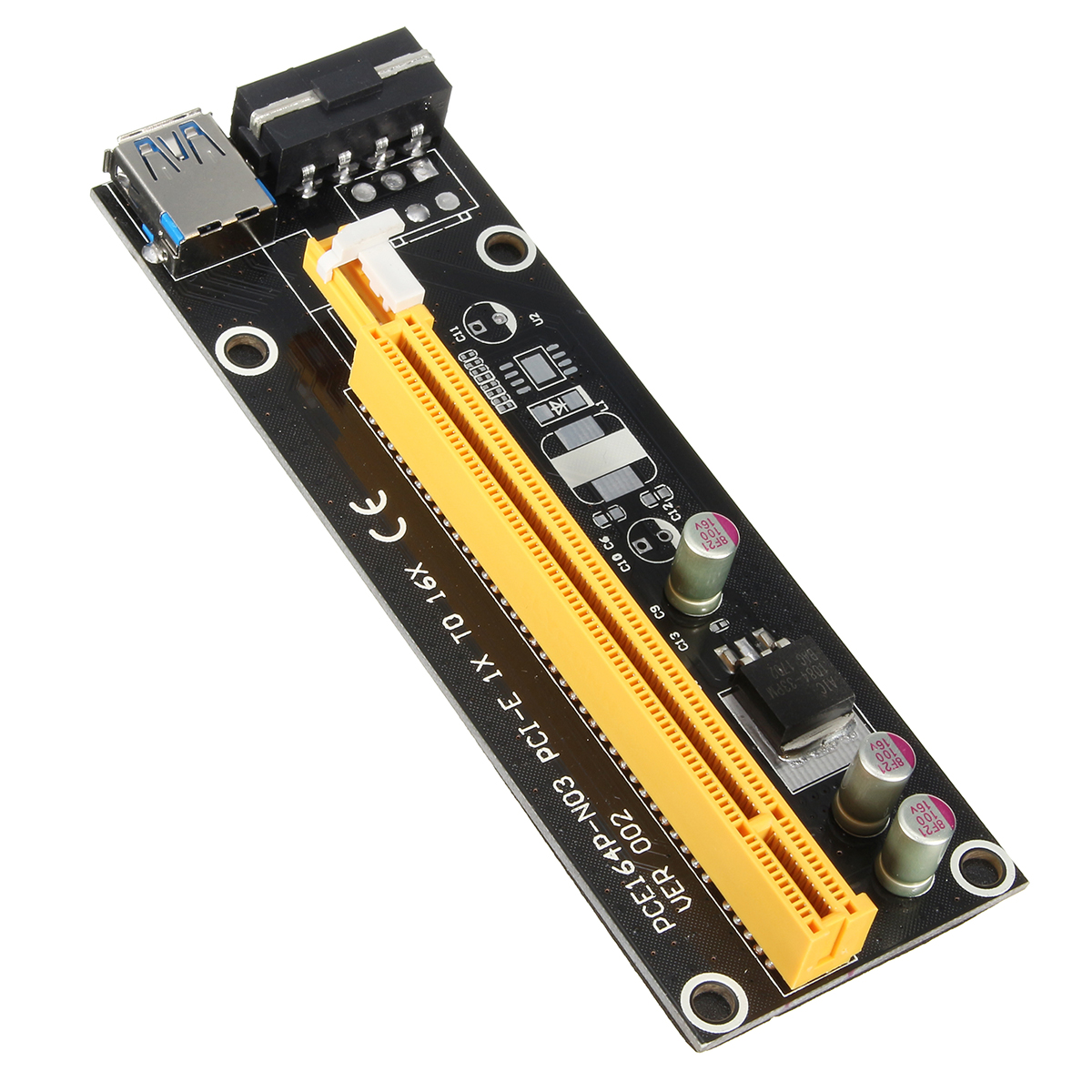 1Xto16XPCI-EGraphicsCardExtensionCableUSB30ExpansionCardPowerSupplywithSATACable-1936705-7