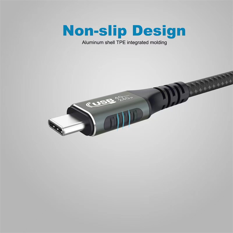 BakeeyUSB4Cable40GbpsPD240WThunderbolt48K60HzType-CFastChargingCableThunderbolt3Type-CtoCDataTransfe-2012689-9