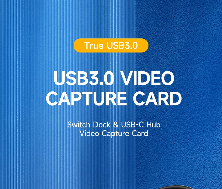 HAGiBiSUSB30VideoCaptureCardHDtoUSBType-CGameGrabberRecord1080P60HzAluminumAlloyShellMS2130forSwitch-2010386-1