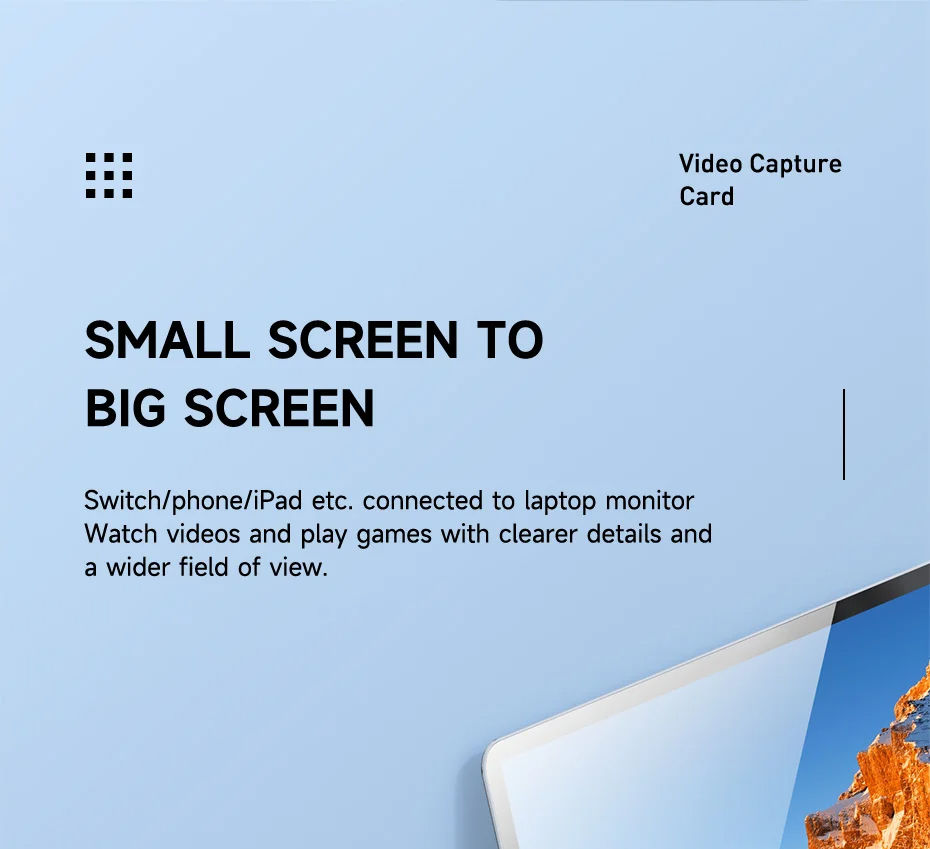 HAGiBiSUSB30VideoCaptureCardHDtoUSBType-CGameGrabberRecord1080P60HzAluminumAlloyShellMS2130forSwitch-2010386-12