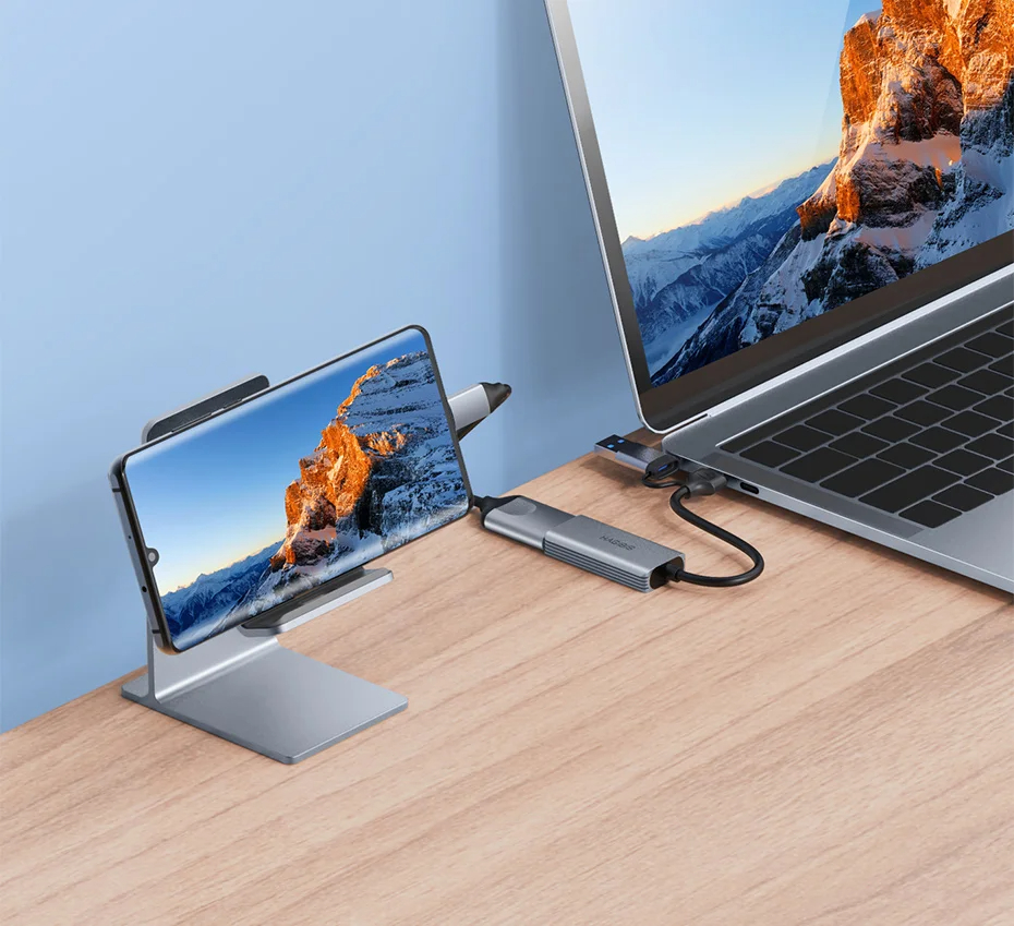 HAGiBiSUSB30VideoCaptureCardHDtoUSBType-CGameGrabberRecord1080P60HzAluminumAlloyShellMS2130forSwitch-2010386-13