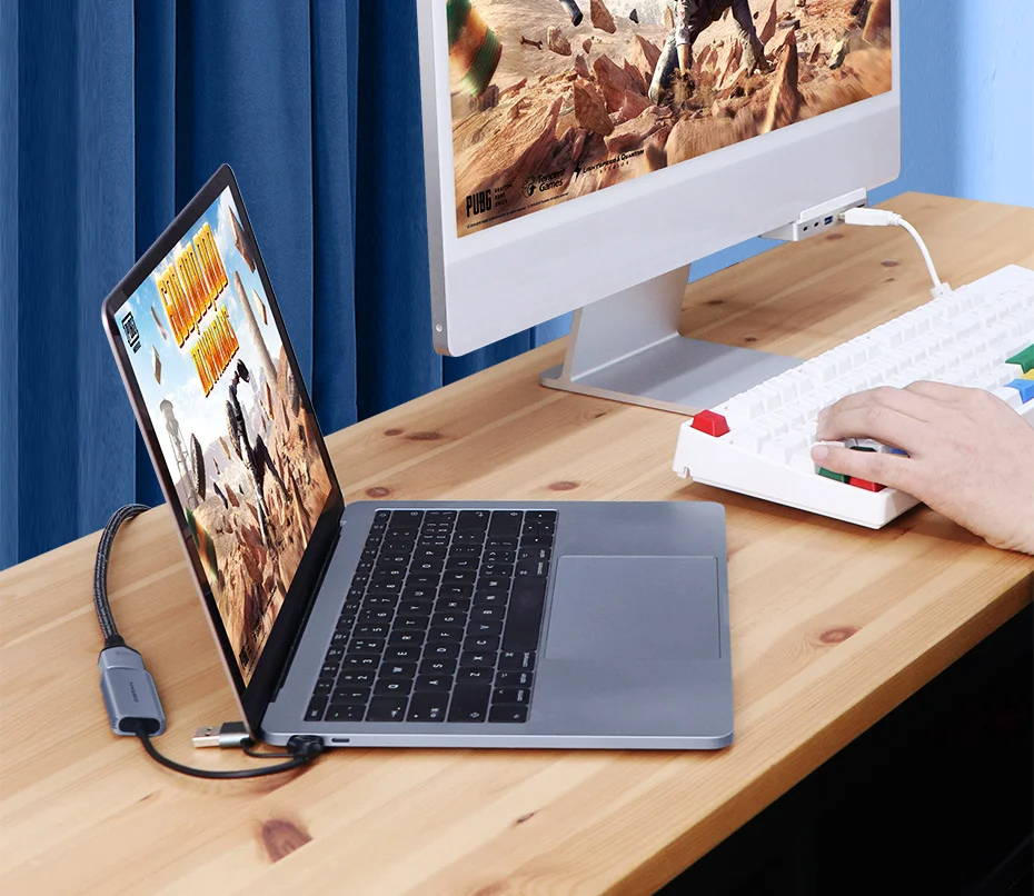 HAGiBiSUSB30VideoCaptureCardHDtoUSBType-CGameGrabberRecord1080P60HzAluminumAlloyShellMS2130forSwitch-2010386-7