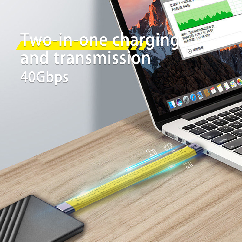 USB40Gen340GbpsDataCablePD100W5AFastChargingUSBCtoTypeCCable4K60HzCableUSBTipoCDataCabel-1979716-3