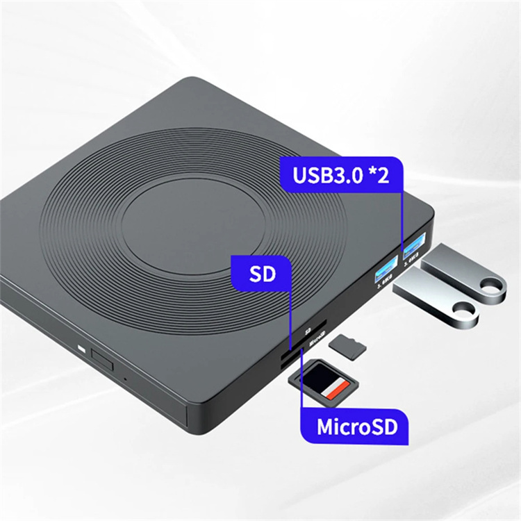 6In1USB30Type-CCDDVDBurnerCDReaderPortableExternalDriveTFSDCardSlotforWinMacOSforLaptopDesktopNotebo-2010467-3