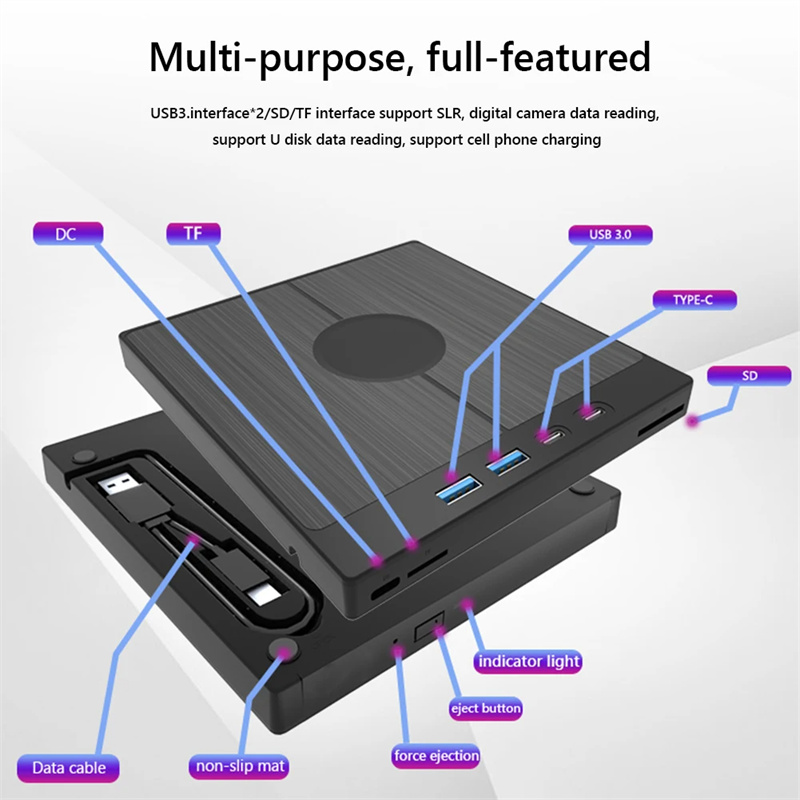 7in1ExternalCDDVDDriveCDBurnerwith2USBType-CPortsUSB30PortableCDDVDBurner1TFSDCardSlotsOpticalDrives-2010468-4