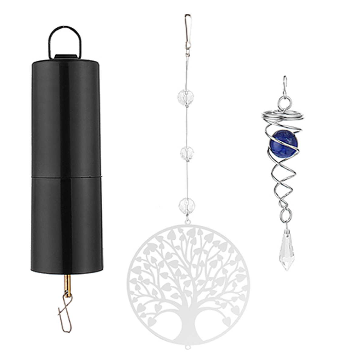 ChristmasTreeWindChimesStainlessSteelMirrorSurfaceRotaryPendantCrystalSpinnerIllusionDecor-1977912-1