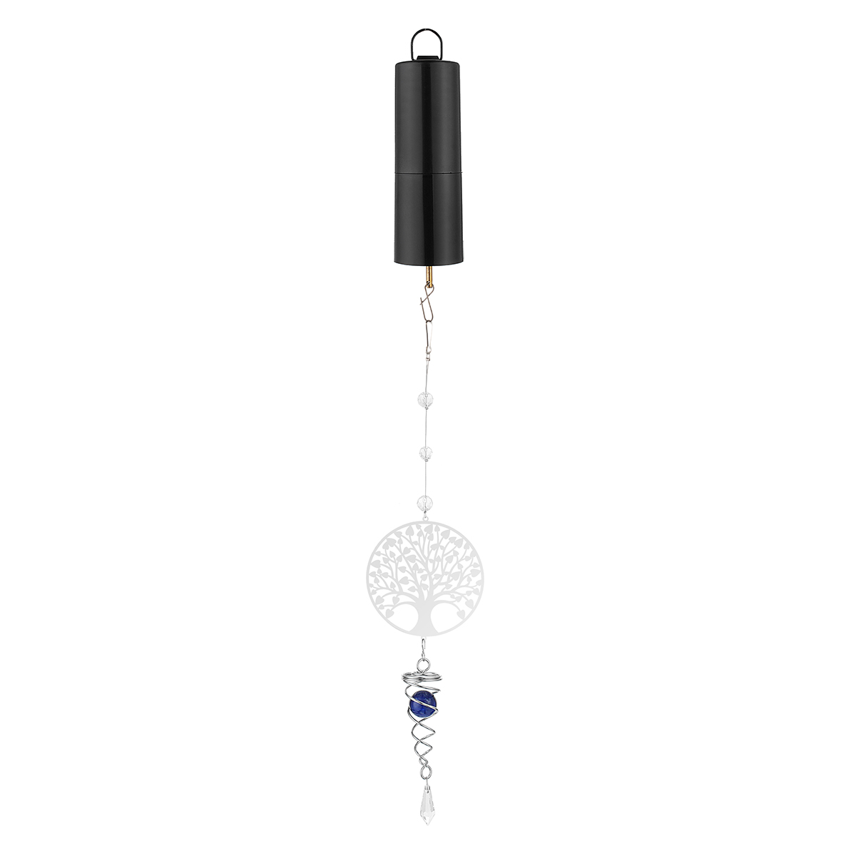 ChristmasTreeWindChimesStainlessSteelMirrorSurfaceRotaryPendantCrystalSpinnerIllusionDecor-1977912-8