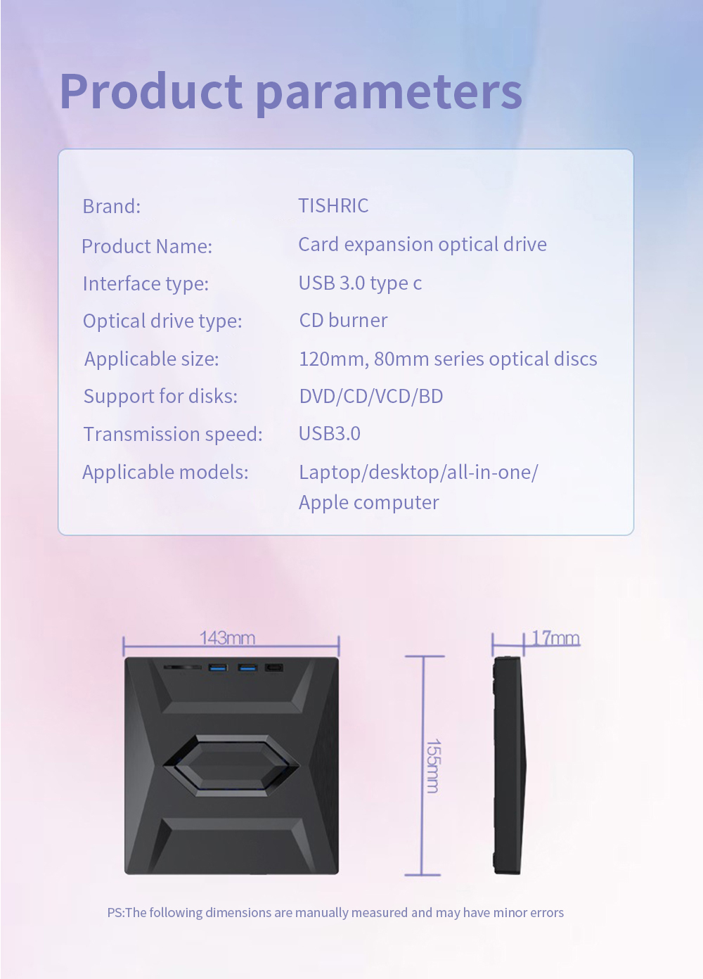 DeepFoxExternalDVDDriveUSB30Type-CCablePortableOpticalPlayerCDRWWriterBurnerforLaptopDesktop-1997242-10