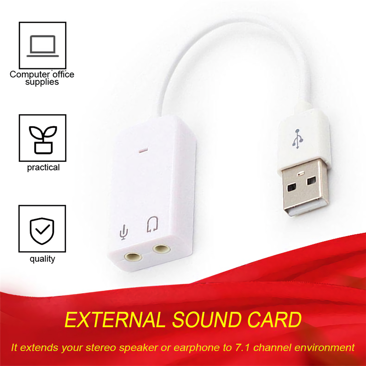 USB20ExternalSoundCard20cm71ChannelSoundCardw35mmHeadphoneandMicrophoneJackInterfaceStereoMicAudioAd-1890361-1
