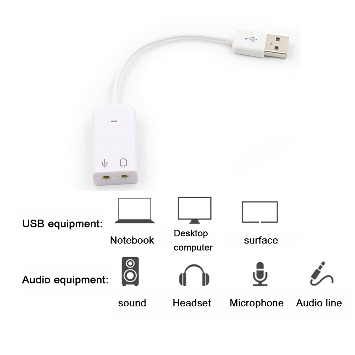 USB20ExternalSoundCard20cm71ChannelSoundCardw35mmHeadphoneandMicrophoneJackInterfaceStereoMicAudioAd-1890361-3