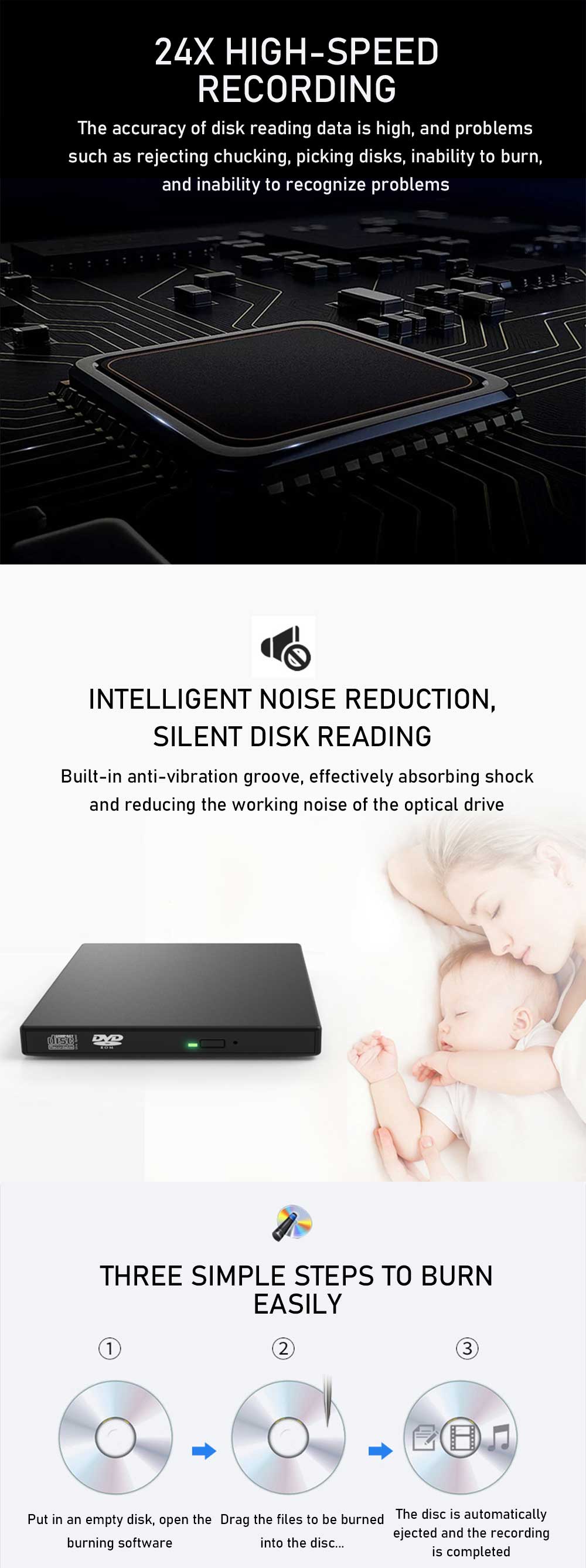 USB20PortableExternalDVDOpticalDrive24XHigh-speedRecordingIntelligentNoiseCancellingAll-in-oneUniver-1983516-3