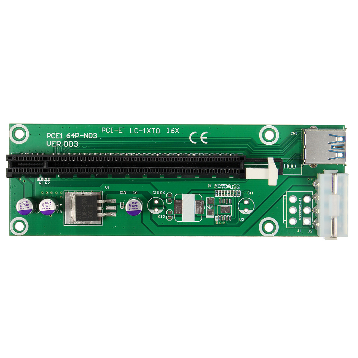 USB30PCI-EExpress1xto16xExtenderRiserBoardCardAdapterSATACable-1257324-2