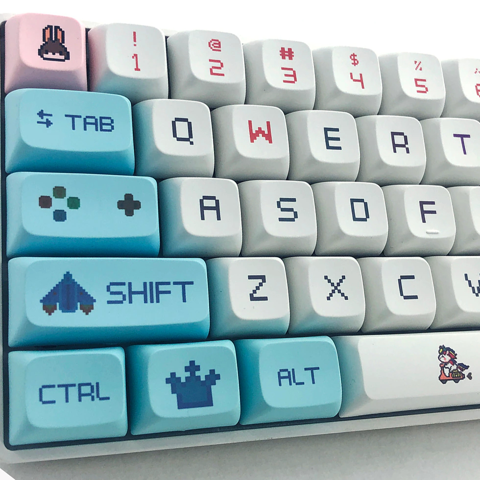 125KeysPixelGamePBTKeycapSetXDAProfileSublimationJapaneseCustomKeycapsforMechanicalKeyboards-1975928-5