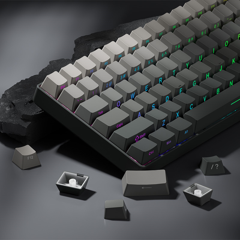 129KeysGradientColorsPBTKeycapSetOEMProfileTranslucentCustomKeycapsforMechanicalKeyboards-2007517-7