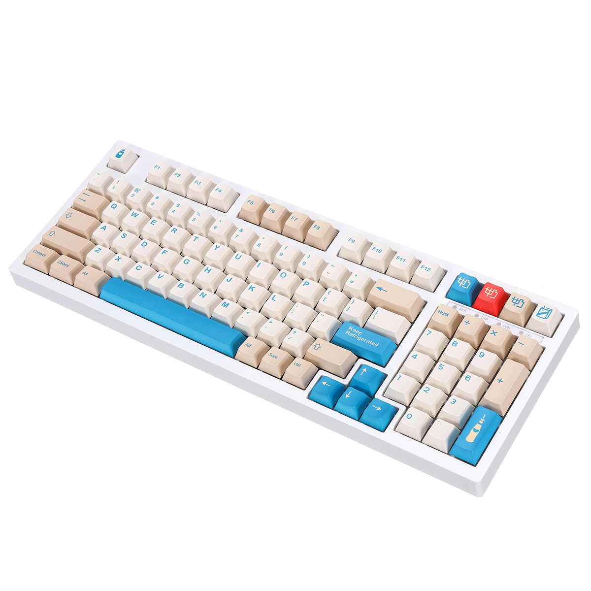 134KeysSoymilkPBTKeycapSetCherryProfileSublimationCustomKeycapsforMechanicalKeyboards-1968568-11