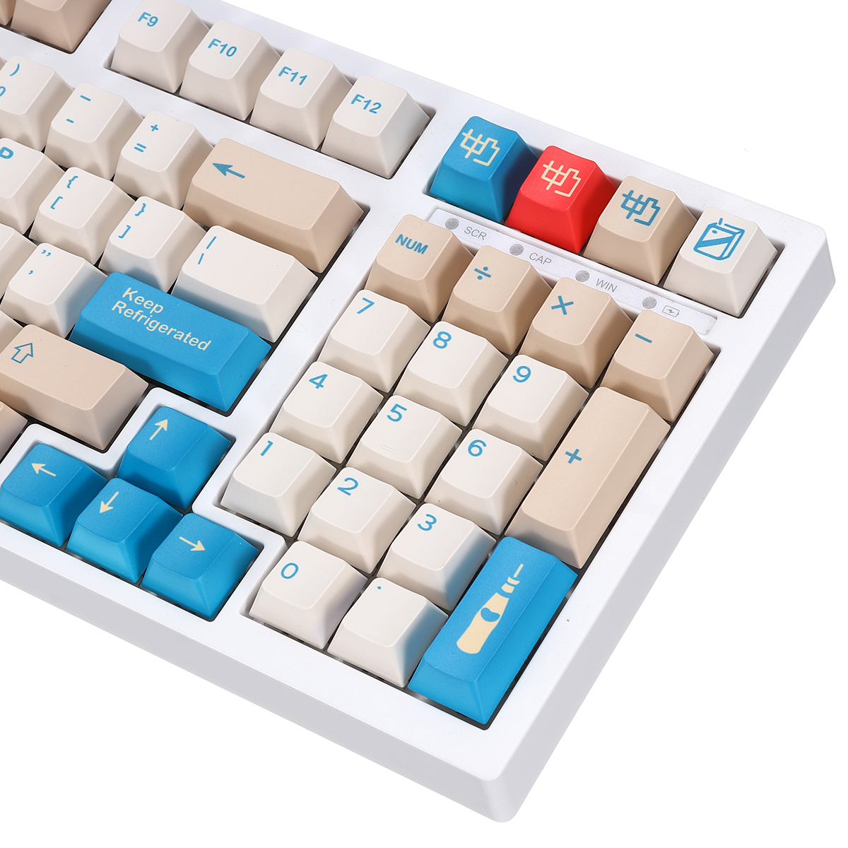 134KeysSoymilkPBTKeycapSetCherryProfileSublimationCustomKeycapsforMechanicalKeyboards-1968568-13