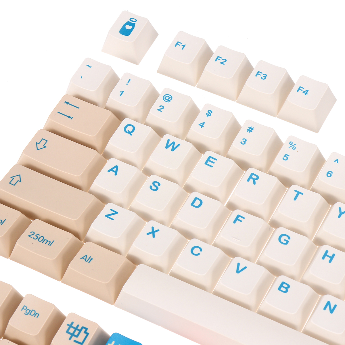 134KeysSoymilkPBTKeycapSetCherryProfileSublimationCustomKeycapsforMechanicalKeyboards-1968568-5