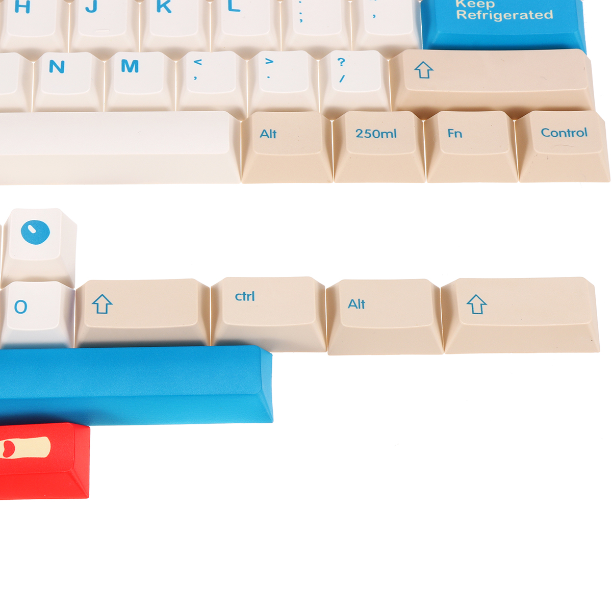 134KeysSoymilkPBTKeycapSetCherryProfileSublimationCustomKeycapsforMechanicalKeyboards-1968568-7