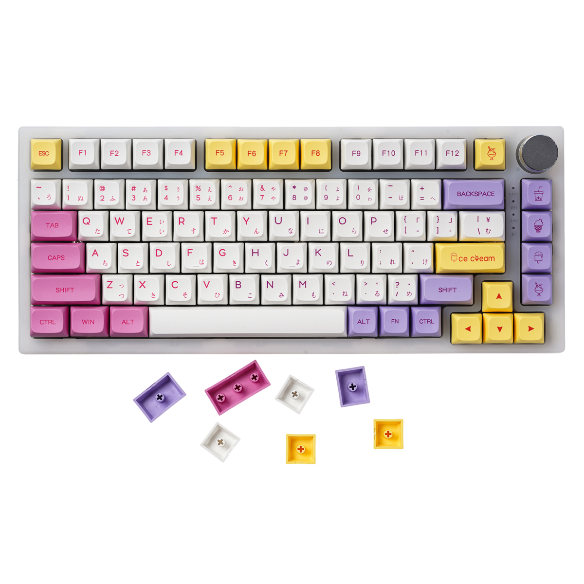 136KeysIceCreamKeycapSetPBTSublimationXDAProfileEnglishJapaneseCustomKeycapsforMechanicalKeyboard-1941577-18