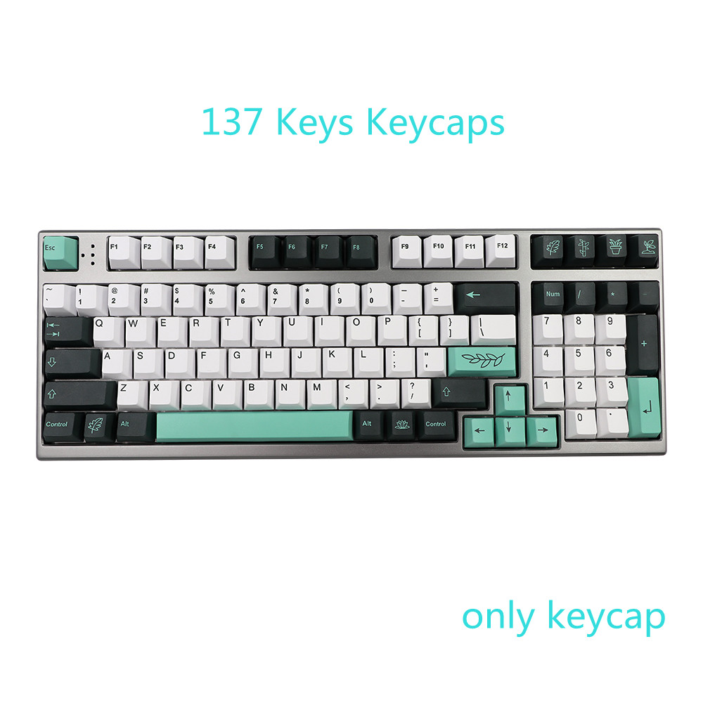 137KeysBotanicGardenKeycapSetCherryProfileSublimationPBTKeycapsforMechanicalKeyboards-1977967-4