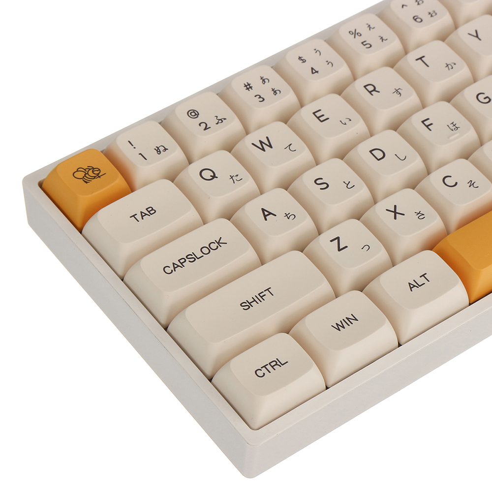 140KeysHoneyMilkPBTKeycapSetXDAProfileSublimationEnglishJapaneseKeycapsforMechanicalKeyboards-1902765-13