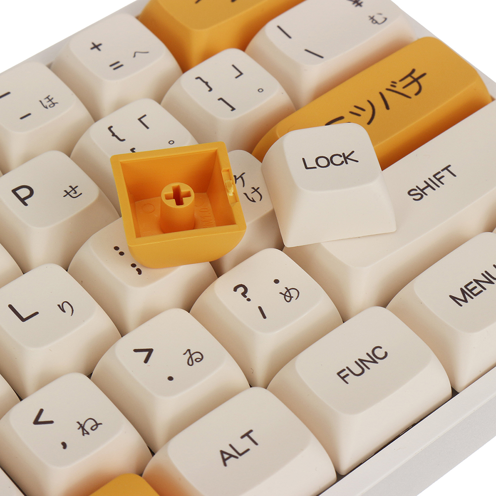 140KeysHoneyMilkPBTKeycapSetXDAProfileSublimationEnglishJapaneseKeycapsforMechanicalKeyboards-1902765-15