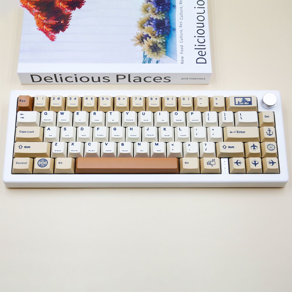 143KeysStampThemeRetroMechanicalKeyboardCapSetCherryProfilePBTSublimationSuitablefor6164687884879698-1987916-4