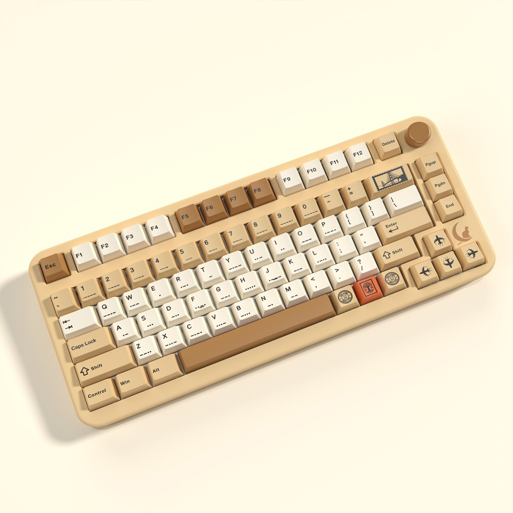 143KeysStampThemeRetroMechanicalKeyboardCapSetCherryProfilePBTSublimationSuitablefor6164687884879698-1987916-6