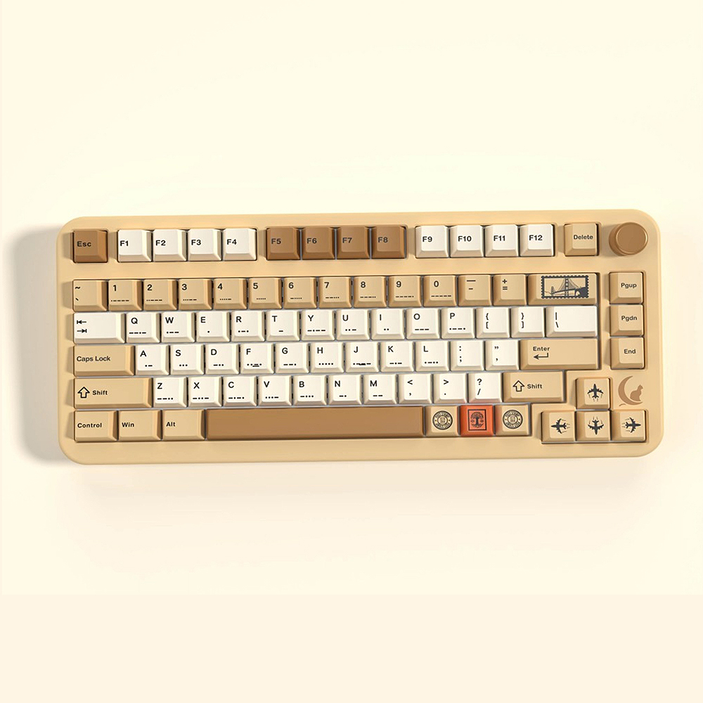 143KeysStampThemeRetroMechanicalKeyboardCapSetCherryProfilePBTSublimationSuitablefor6164687884879698-1987916-7