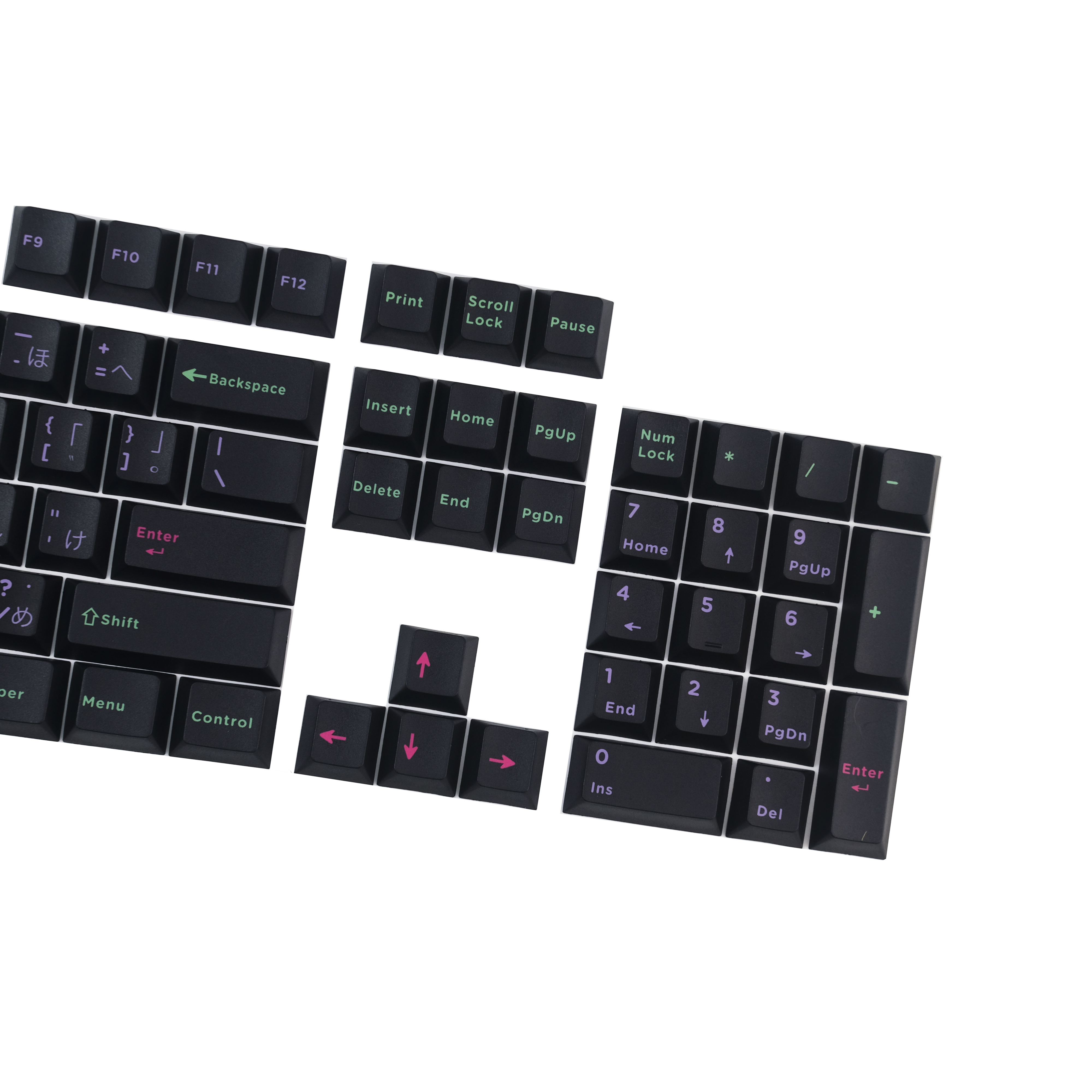 145KeysGMKPOWERCHORDPunkPBTKeycapSetCherryProfileSublimationKeycapsforMechanicalKeyboards-1934930-6