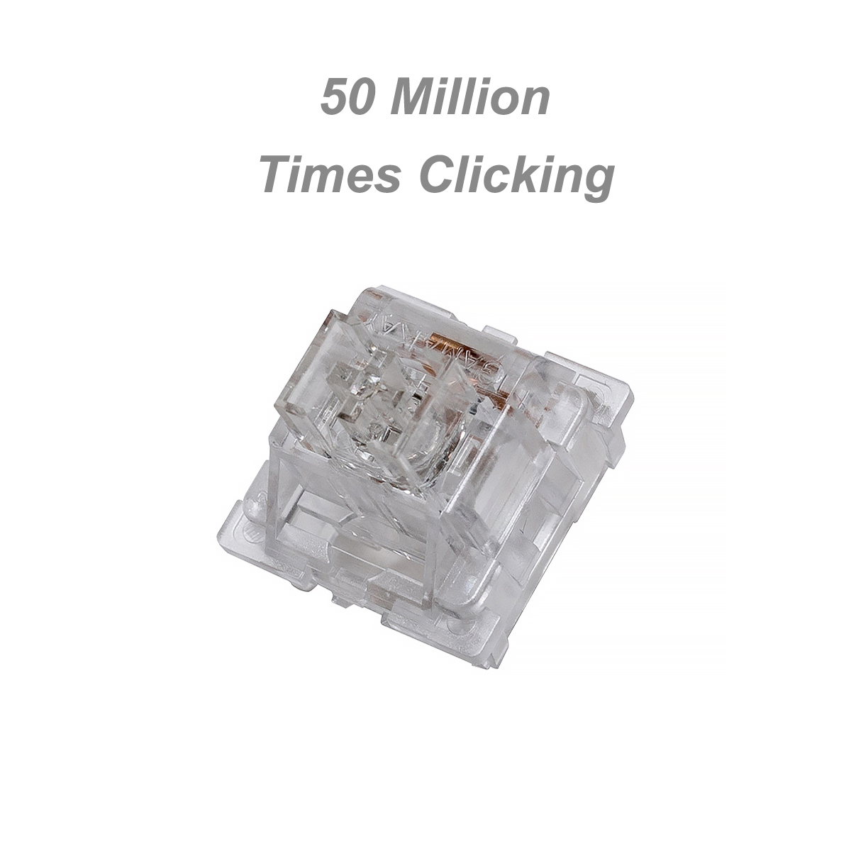 35PcsGAMAKAYCrystalMechanicalSwitch3-PinPrelubricateLinearSwitchforDIYMechanicalGamingKeyboard-1943818-3