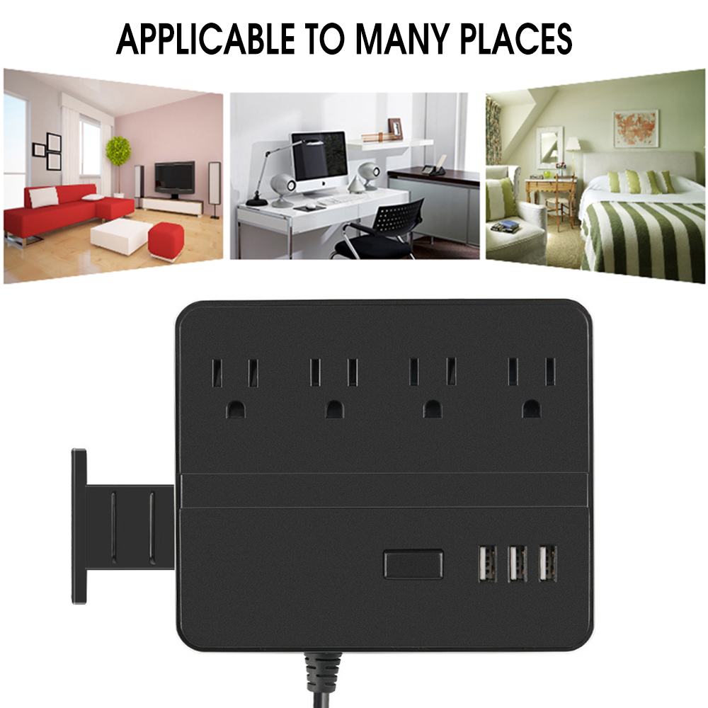 3USBPortsExtensionSocketwith15MCordUSUKEUPlugBlack2500W10ADesktopChargingStand-1300101-4