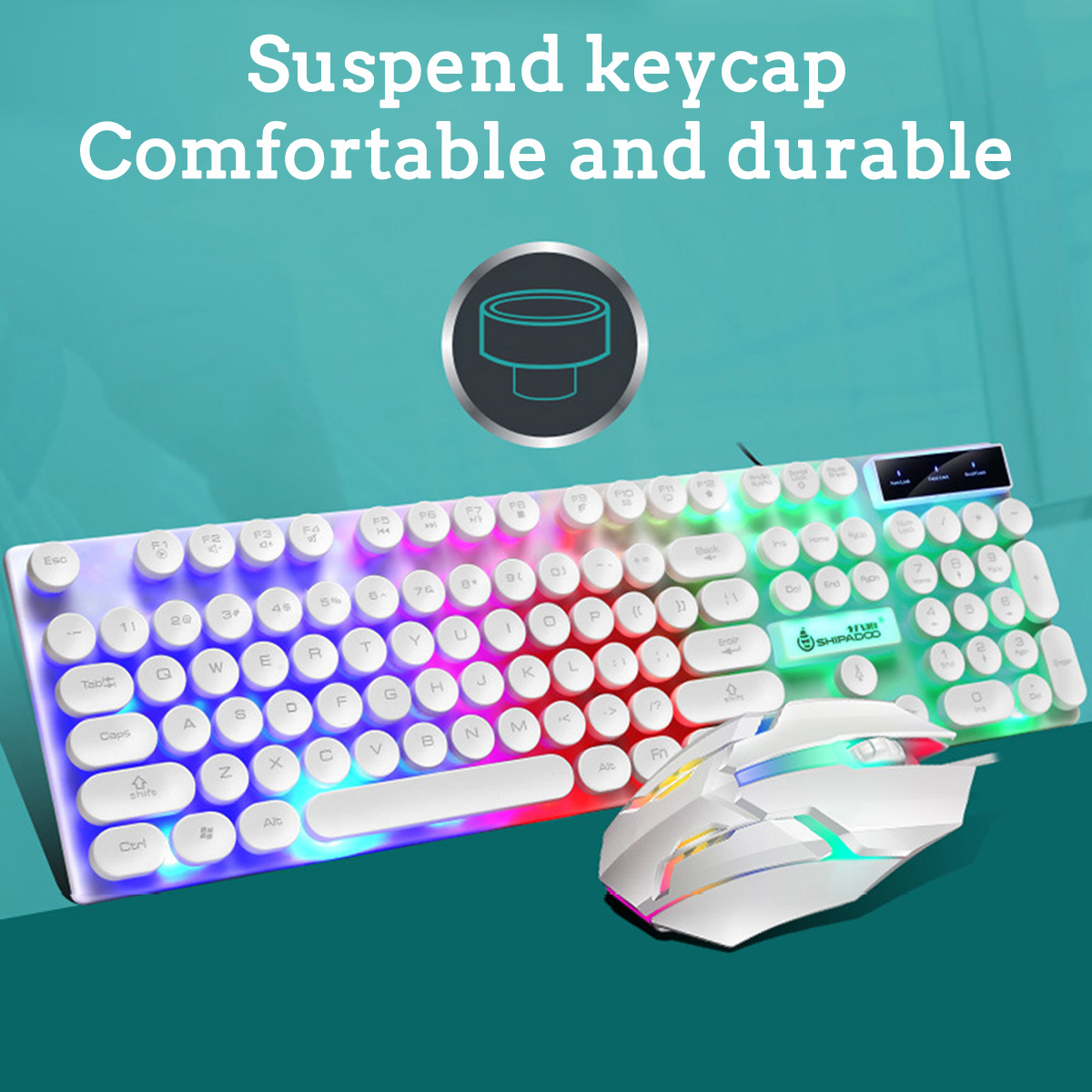 4-in-1KeyboardMouseHeadsetMousePadSet4PcsGamingKit104KeysLEDbreathingBacklightMechanicalFeelGamingKe-1865526-10